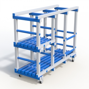 Стеллаж Дельта-фитнес 1500х585х1250 мм. вариант 4