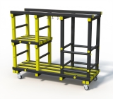 Стеллаж Дельта-фитнес 1500х585х1250 мм. вариант 4