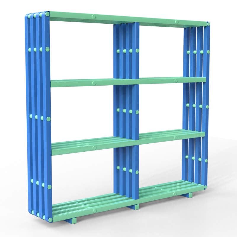 Стеллаж Дельта-фитнес вариант 14