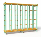 Стеллаж Дельта-фитнес 2000x600x2000 мм. вариант 3