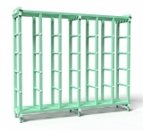 Стеллаж Дельта-фитнес 2000x600x2000 мм. вариант 3