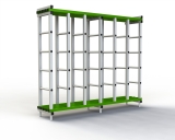 Стеллаж Дельта-фитнес 2000x600x2000 мм. вариант 3