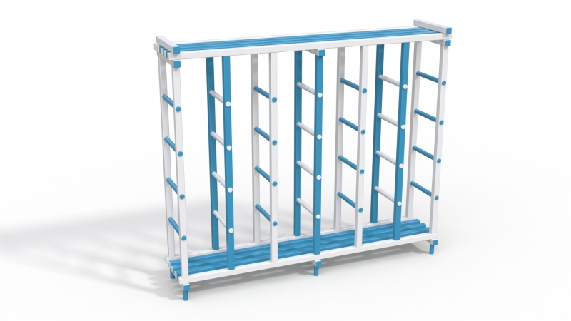 Стеллаж Дельта-фитнес 2000x600x2000 мм. вариант 3