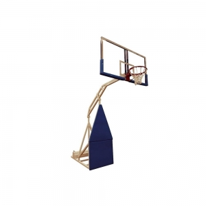 Мобильная складная баскетбольная стойка с гидравлическим механизмом, вынос 1,6 метра