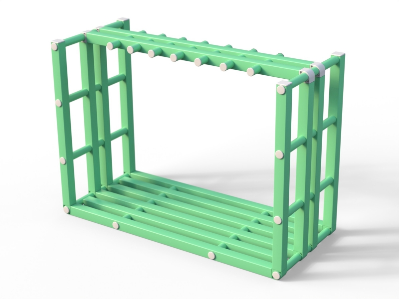 Стойка для инвентаря Дельта-фитнес 1210х610х955 мм.