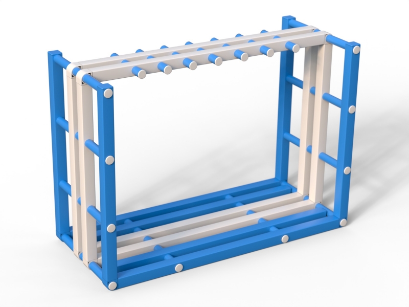 Стойка для инвентаря Дельта-фитнес 1210х610х955 мм.