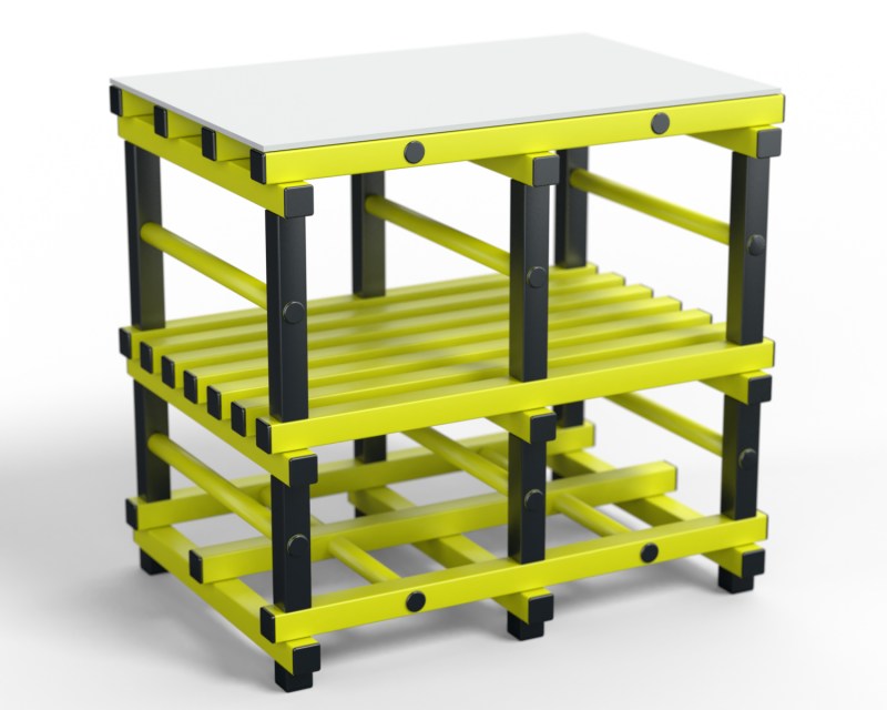 Пеленальный столик Дельта-фитнес, 1000х700х960 мм. вариант 3