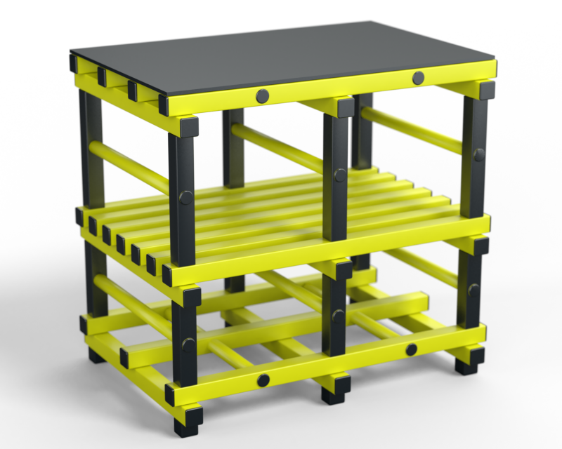 Пеленальный столик Дельта-фитнес, 1000х700х960 мм. вариант 3