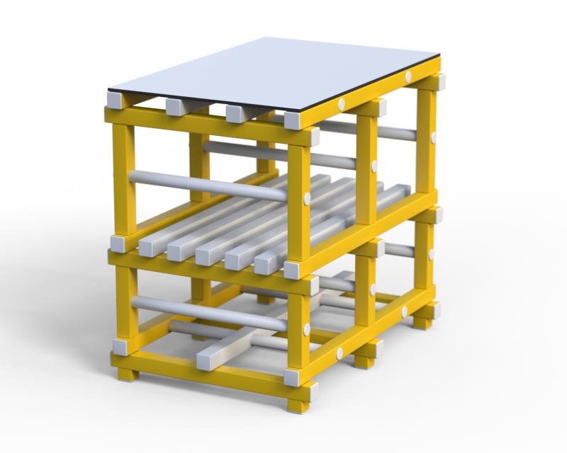 Пеленальный столик Дельта-фитнес, 1000х700х960 мм. вариант 3