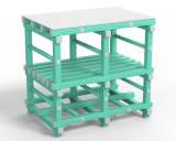 Пеленальный столик Дельта-фитнес, 1000х700х960 мм. вариант 3