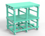 Пеленальный столик Дельта-фитнес, 1000х700х960 мм. вариант 3