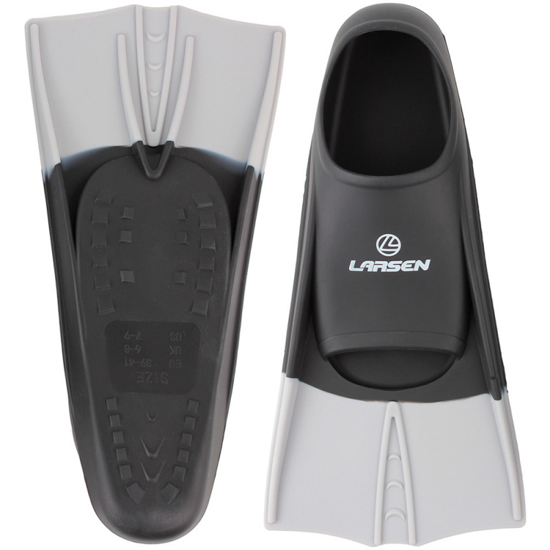 6975 NEW Ласты укороченные силиконовые Larsen Multycolor Style 4