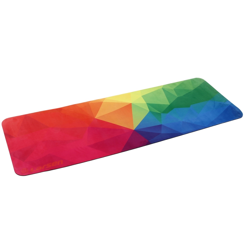 Коврик для фитнеса и йоги  Larsen microfiber р183х61х0.3см Style 5