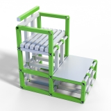 Стул судейский, тренерский Дельта фитнес 700х1000х1200 мм.