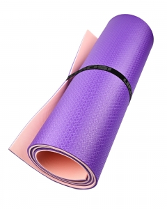 Коврик спортивный ISOLON Optima Plus 8, 180х60x0.8 см, фиолетовый/розовый