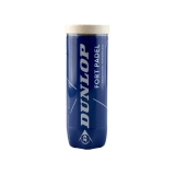 Мяч для падела Dunlop Fort Padel, 601555, уп.3 шт, FIP, сукно, нат.резина, желтый