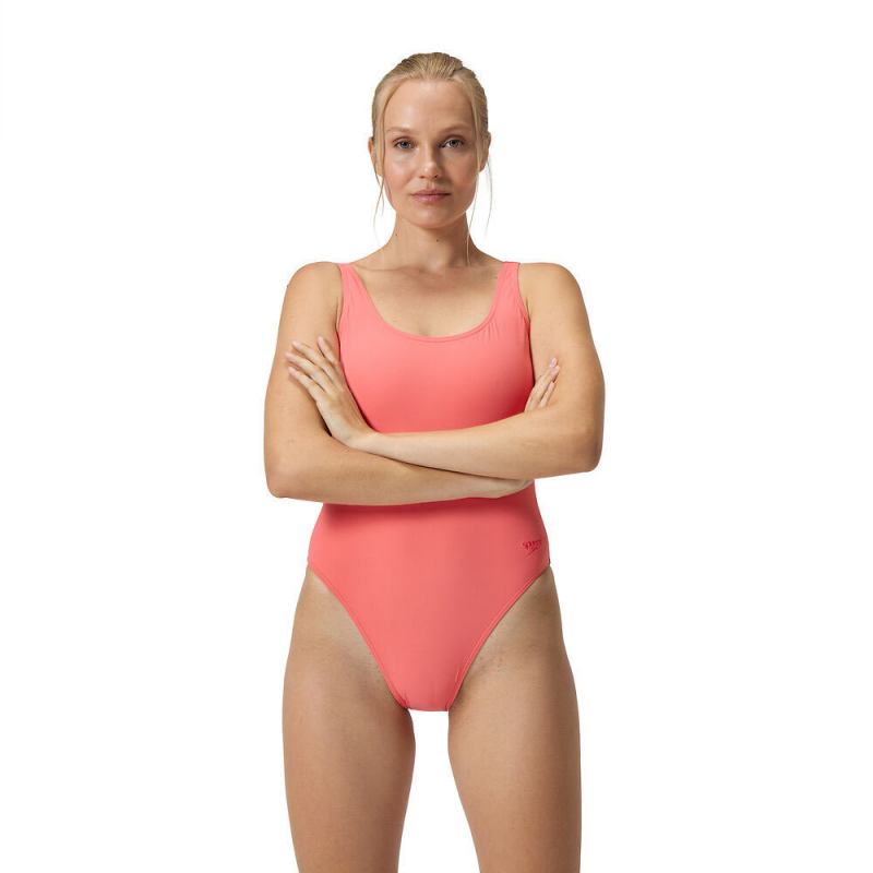 Купальник SPEEDO Textured Belted Deep, 8-00387417926, размер 32, российский размер 44, полиамид, эластан, полиэстер