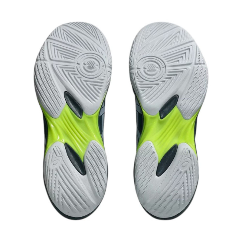 Кроссовки волейбольные муж. ASICS Gel-Rocket 12 1071A116 404, р.10.5 (российский размер 43), иск.кожа, текстиль, сине-бел