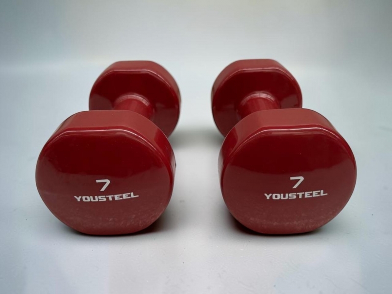 Гантель виниловая Yousteel 7 кг 1 шт