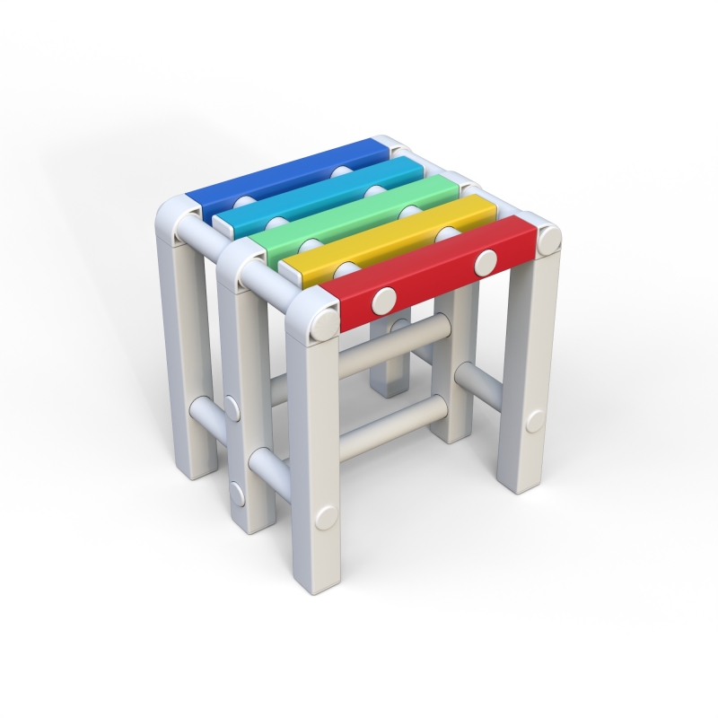 Табурет Дельта-фитнес, 420х376х450 мм. вариант 2