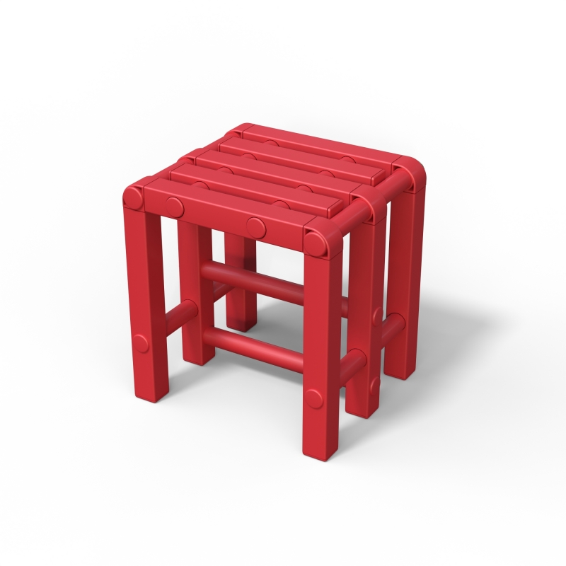 Табурет Дельта-фитнес, 420х376х450 мм. вариант 2