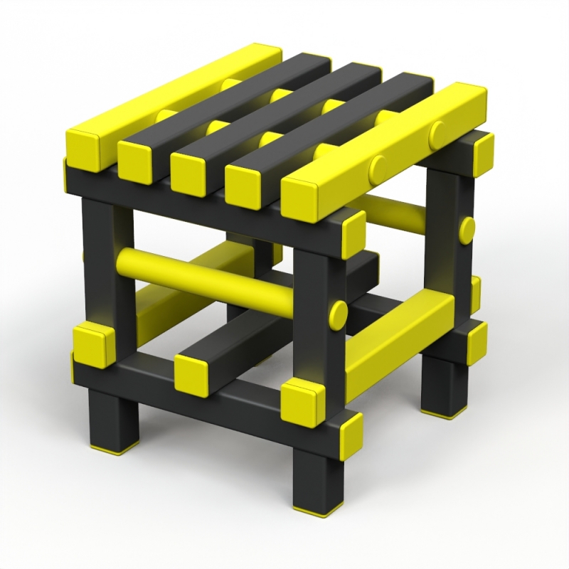 Табурет Дельта-фитнес, 420х420х450 мм. вариант 1
