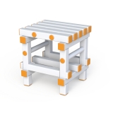 Табурет Дельта-фитнес, 420х420х450 мм. вариант 1