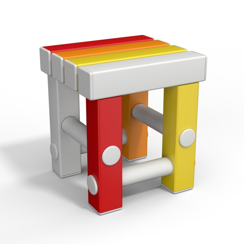 Табурет детский Дельта-фитнес, вариант 3