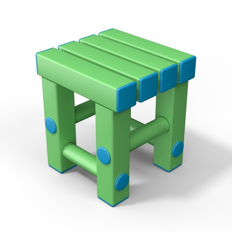 Табурет детский Дельта-фитнес, вариант 3