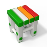 Табурет детский Дельта-фитнес, вариант 3