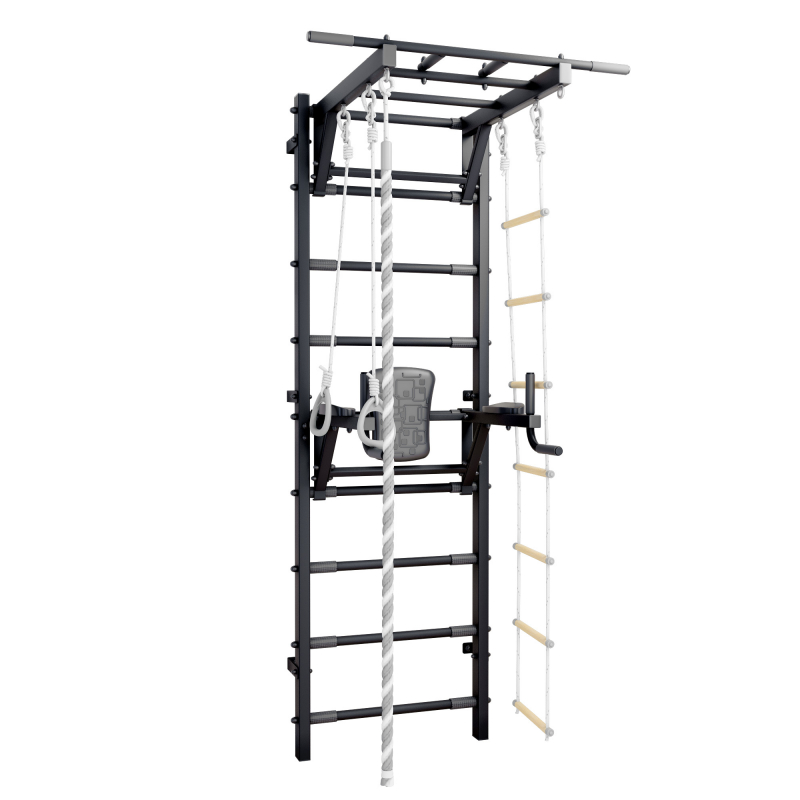 Брусья на домашний спортивный комплекс усиленный+ (черный муар) Romana