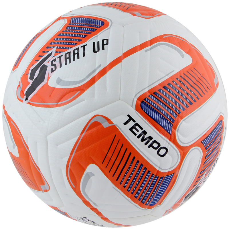 Мяч футбольный Start Up Tempo white/orange, р5, пу