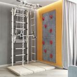 Брусья на домашний спортивный комплекс усиленный+ (черный муар) Romana