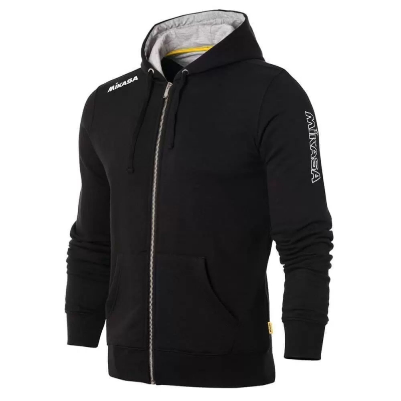 Куртка от костюма с капюшоном мужская MIKASA MT526-049-S, размер S, 70% хлопок 30% полиэстер