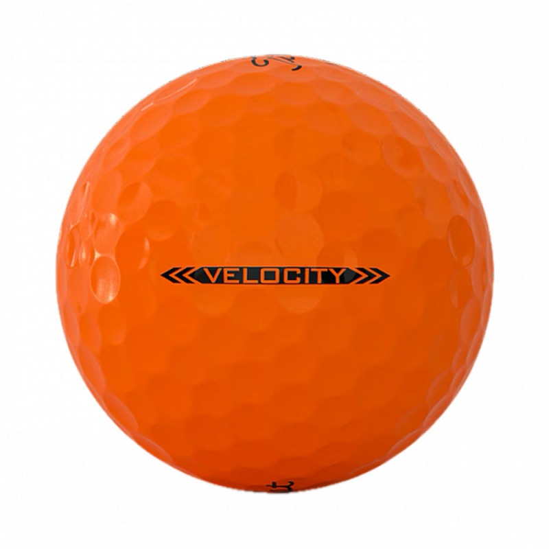 Мяч для гольфа Titleist Velocity 26, T8027S-OR, 3 шт/уп, оранжевый