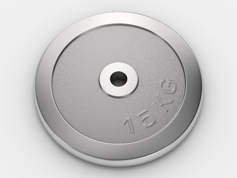 Диск хромированный UNIX Fit 15 кг / 25 мм DU15000CE