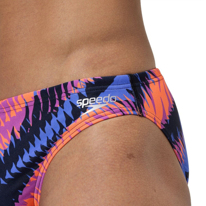 Плавки SPEEDO Allover Digital Brief 5cm, 8-1307318167, размер 34 российский размер 50, полиэстер, ПБТ, мультиколор