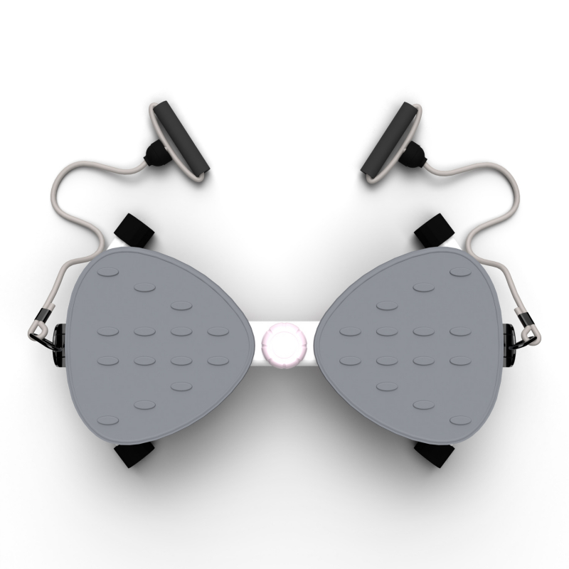 Фитнес платформа/горнолыжный тренажёр DFC Twister Bow с эспандерами