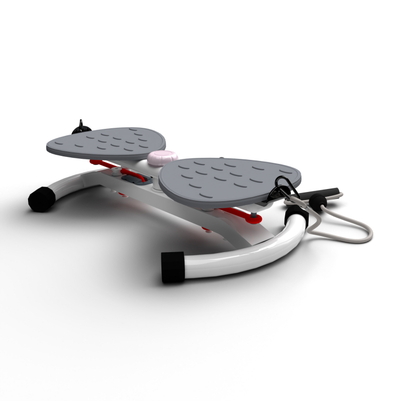 Фитнес платформа/горнолыжный тренажёр DFC Twister Bow с эспандерами