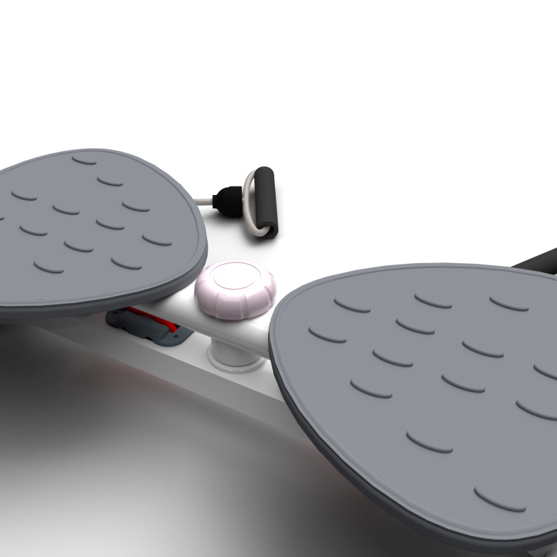 Фитнес платформа/горнолыжный тренажёр DFC Twister Bow с эспандерами