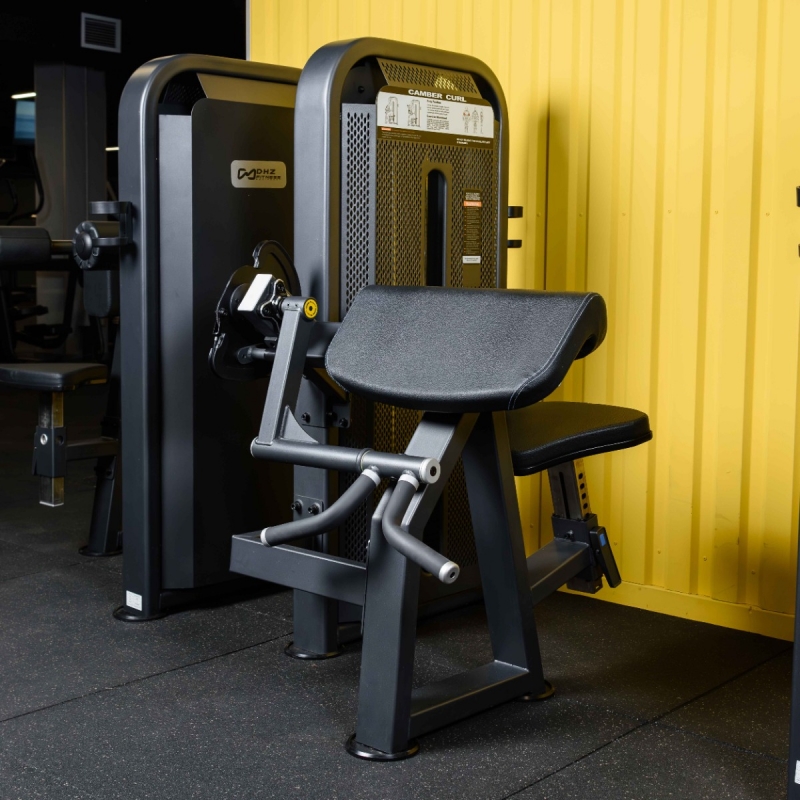 Бицепс-машина сидя. Стек U3030D 64 кг DHZ Fitness