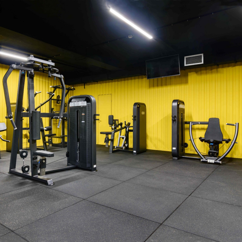 Гребная тяга с упором на грудь. Стек U3034D 94 кг DHZ Fitness