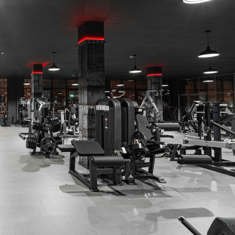 Разгибание/Сгибание ног сидя. Стек U3086D 110 кг DHZ Fitness