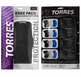 Наколенники спортивные TORRES Active, PRL112223M-02, размер M, пара, чёрный