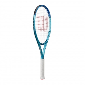 Ракетка б/т Wilson Ultra Power 103 Gr2, WR146910U2, для любителей, графит, со струнами, сине-голубой