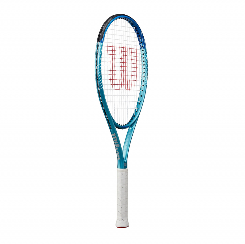 Ракетка б/т Wilson Ultra Power 103 Gr2, WR146910U2, для любителей, графит, со струнами, сине-голубой