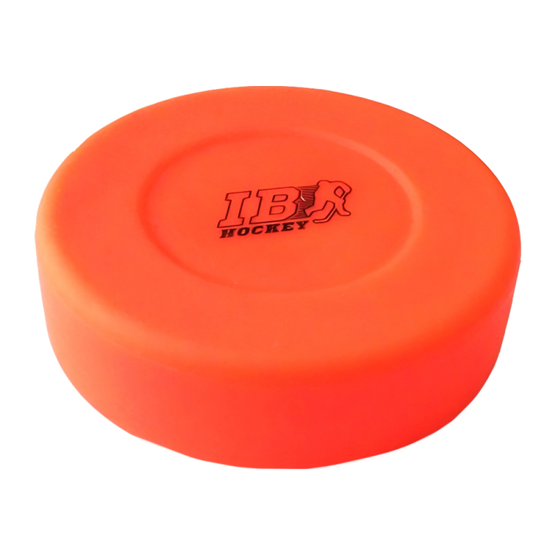Шайба для стрит-хоккея IB Hockey medium, SHP-M-IB-OR, пластик, диам.75 мм, выс. 25 мм, вес 50гр, оранж