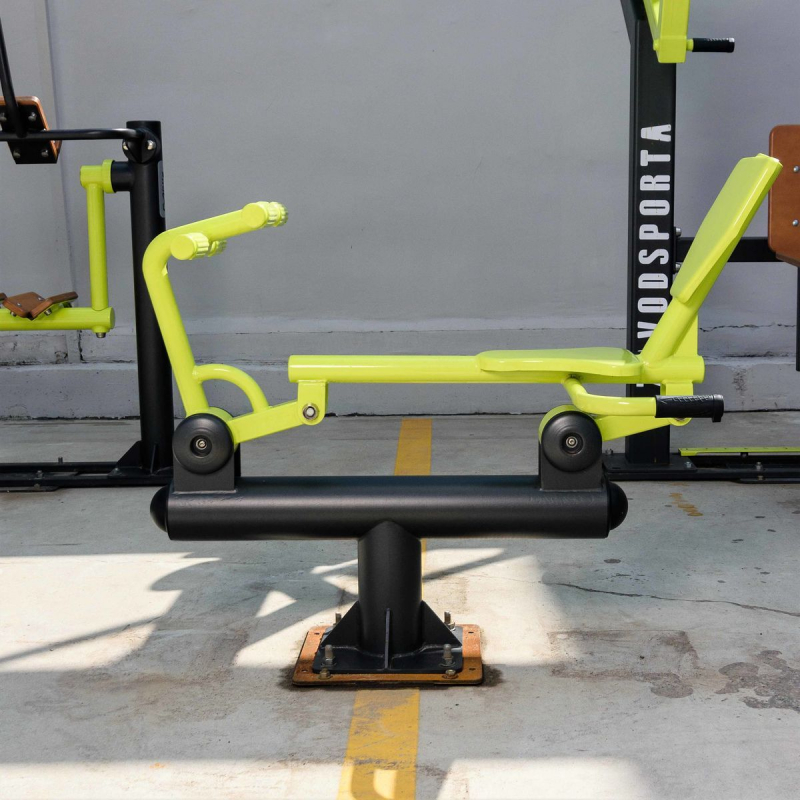 Уличный тренажер Жим ногами сидя ZAVODSPORTA S-1016