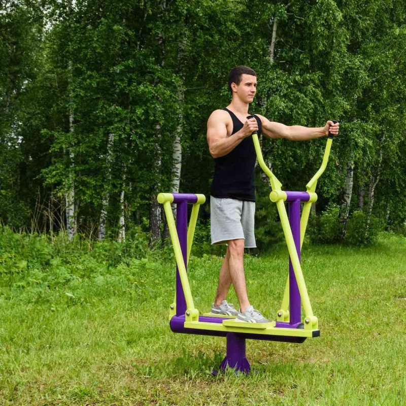 Уличный тренажер Лыжник ZAVODSPORTA S-1020