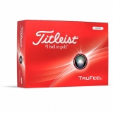 Мяч для гольфа Titleist Trufeel 24 White, T6036S, 3 шт/уп, белый
